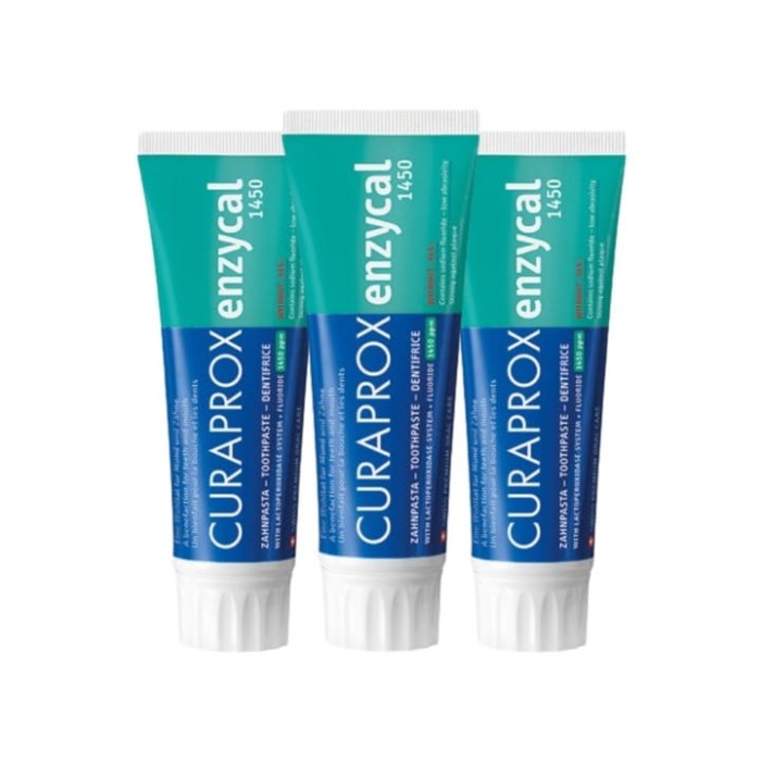 3x CURAPROX ENZYCAL 1450 - pasta do zębów 75ml