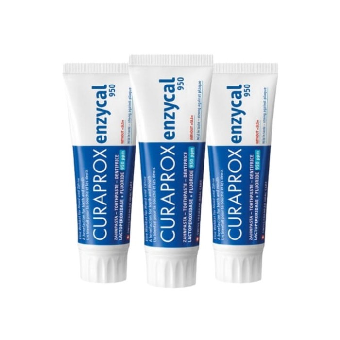 3x CURAPROX ENZYCAL 950 - pasta do zębów 75ml