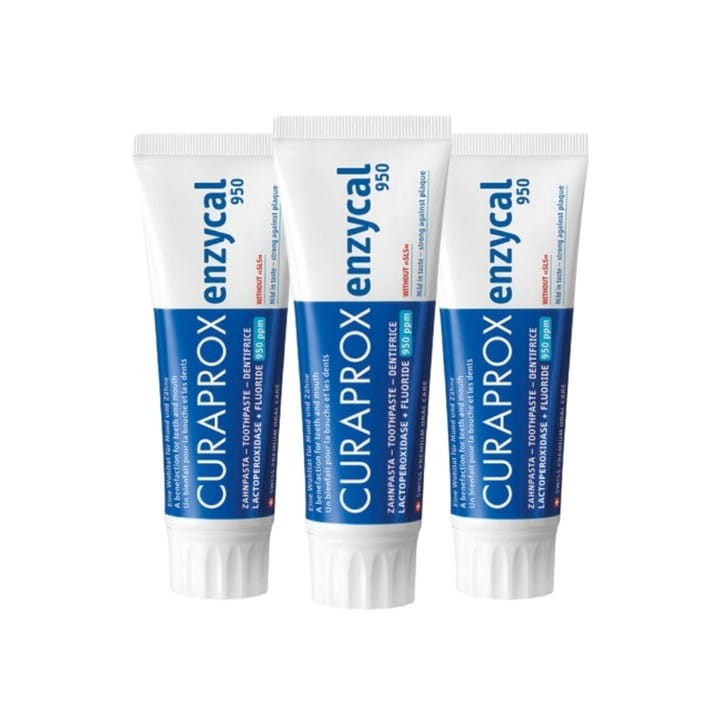 3x CURAPROX ENZYCAL 950 - pasta do zębów 75ml