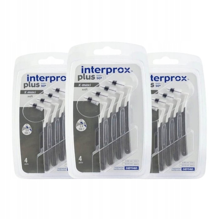 3x  INTERPROX PLUS X-MAXI 2,6mm - szczoteczki międzyzębowe 4 szt.