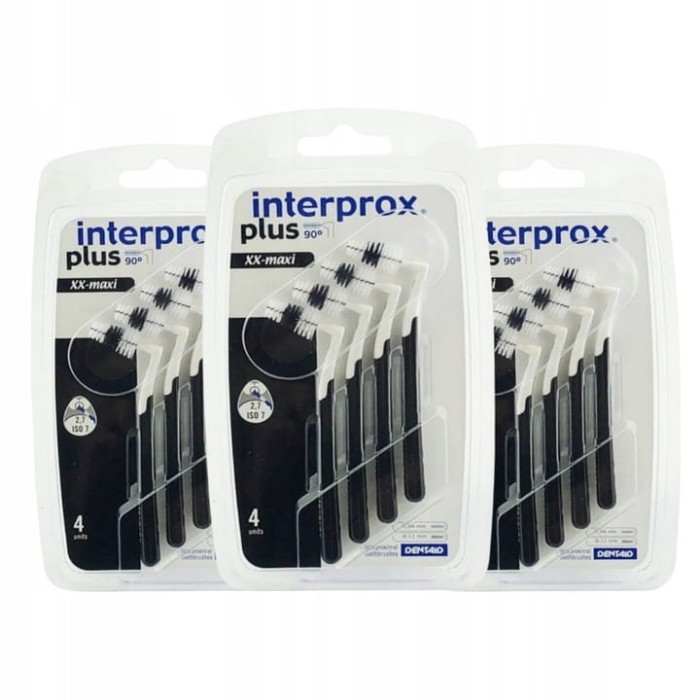3x INTERPROX PLUS XX-MAXI 2,9mm - szczoteczki międzyzębowe 4 szt.