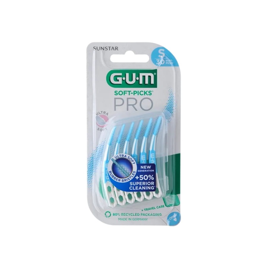 GUM Soft Picks PRO Small - elastyczne wykałaczki 30 szt.
