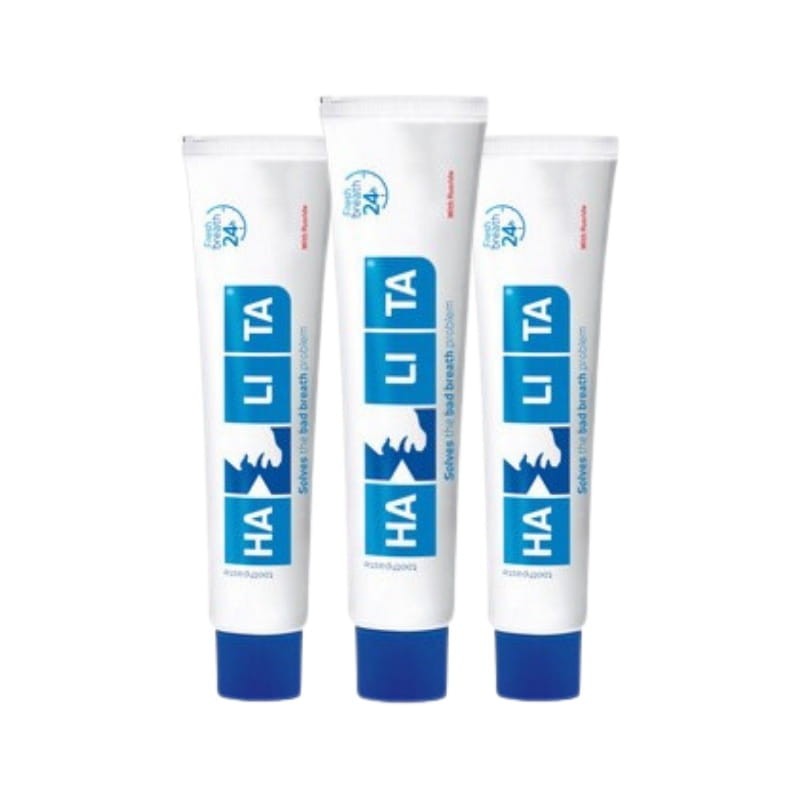 3x HALITA - pasta do zębów na nieświeży oddech 75ml