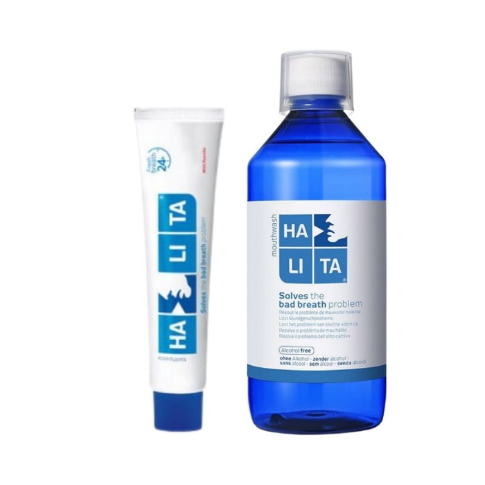 HALITA ZESTAW - pasta 75ml + płyn 500ml