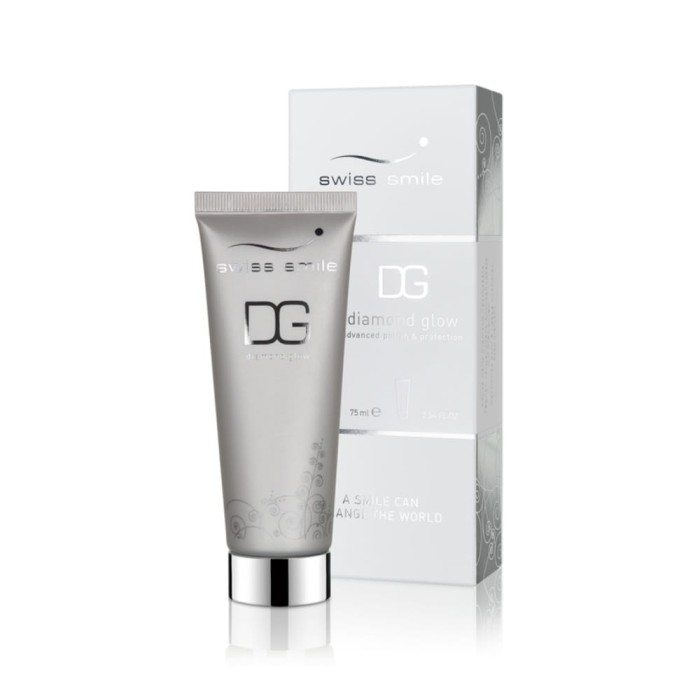 SWISS SMILE DIAMOND GLOW - wybielająca pasta do zębów 75ml