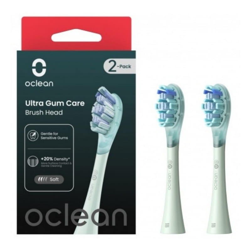OCLEAN ULTRA GUM CARE - końcówki wymienne do szczoteczki sonicznej Oclean miętowe