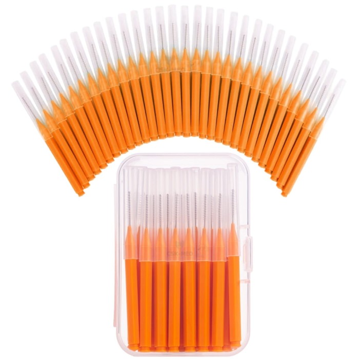 FOX - szczoteczki międzyzębowe 0,9mm pomarańczowe 30 szt.