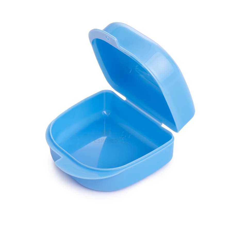 Pudełko ortodomtyczne na protezę FOX niebieskie 1.jpg