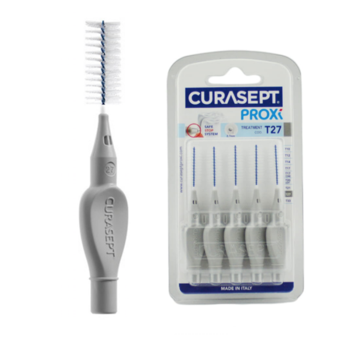CURASEPT PROXI SZARE T27 - szczoteczki międzyzębowe 5 szt.