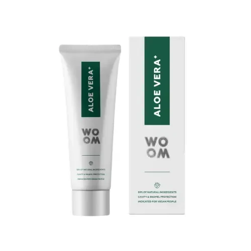 WOOM ALOE VERA+ - naturalna wzmacniająca pasta do zębów 75ml