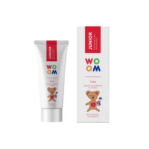 WOOM JUNIOR COLA - pasta do zębów dla dzieci 6+ lat o smaku coli 50ml