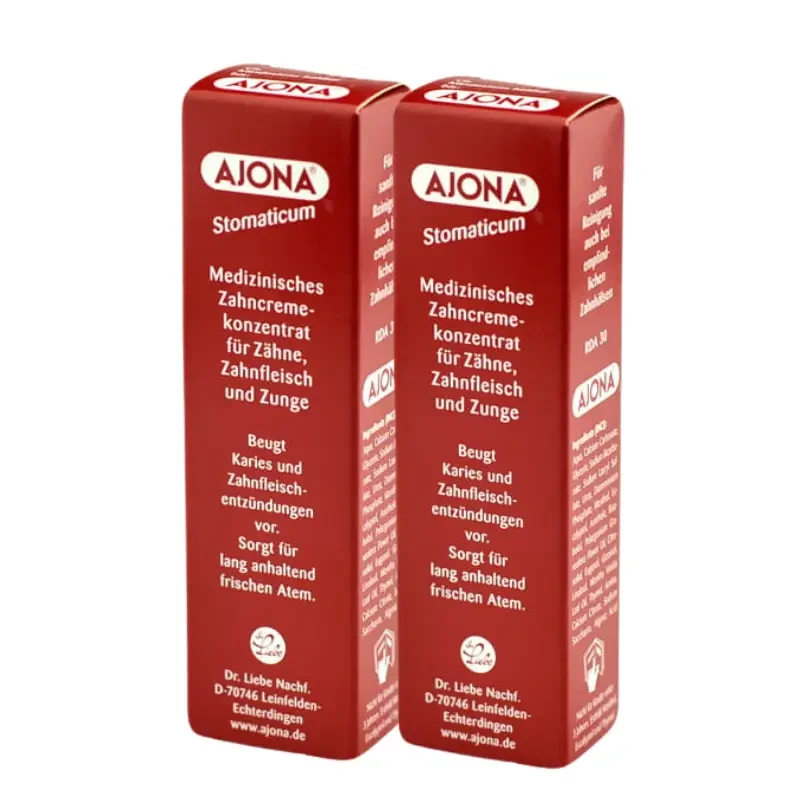 2x AJONA STOMATICUM - pasta do zębów 25ml