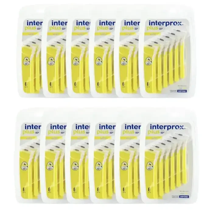 12x INTERPROX PLUS MINI 1,4mm - szczoteczki międzyzębowe 6 szt.