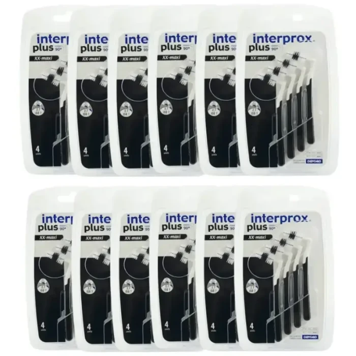 12x INTERPROX PLUS XX-MAXI 2,9mm - szczoteczki międzyzębowe 4 szt.