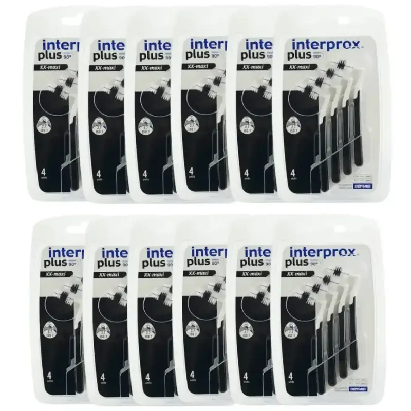 12x INTERPROX PLUS XX-MAXI 2,9mm - szczoteczki międzyzębowe 4 szt.