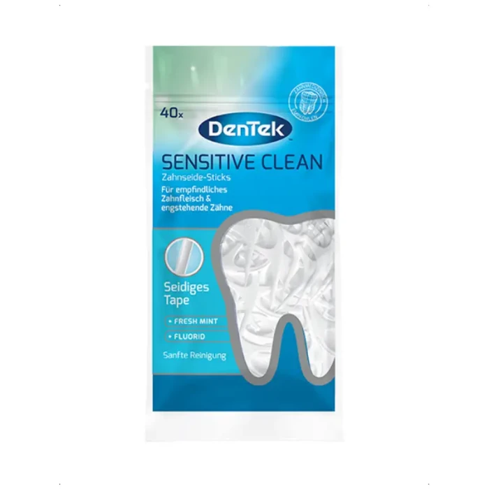 DENTEK SENSITIVE CLEAN - wykałaczki z nicią dentystyczną do wrażliwych zębów 40szt.