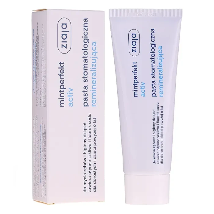 ZIAJA MINTPERFEKT ACTIV - stomatologiczna pasta remineralizująca 75ml