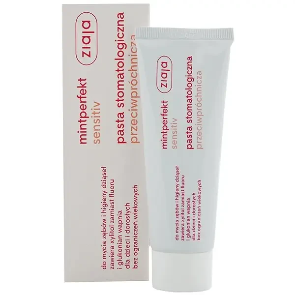 ZIAJA MINTPERFEKT SENSITIV - stomatologiczna pasta przeciwpróchnicza 75ml
