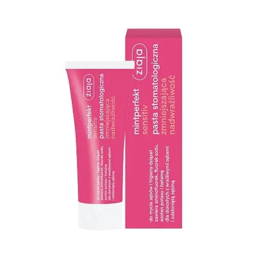 ZIAJA MINTPERFEKT SENSITIV - stomatologiczna pasta zmniejszająca nadwrażliwość 75ml