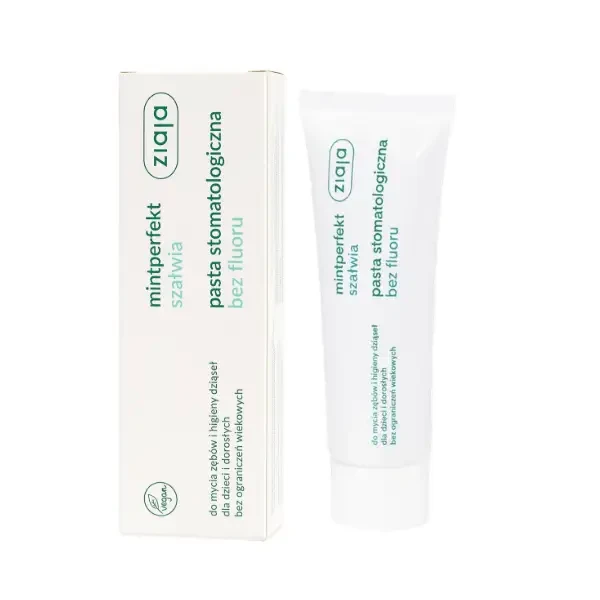 ZIAJA MINTPERFEKT SZAŁWIA - stomatologiczna pasta do zębów bez fluoru 75ml
