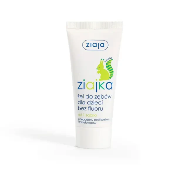 ZIAJA ZIAJKA - żel do zębów dla dzieci bez fluoru od 1 ząbka 50ml