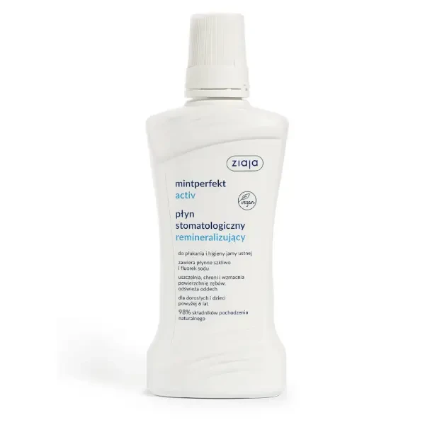 ZIAJA MINTPERFEKT ACTIV - stomatologiczny płyn remineralizujący 500ml