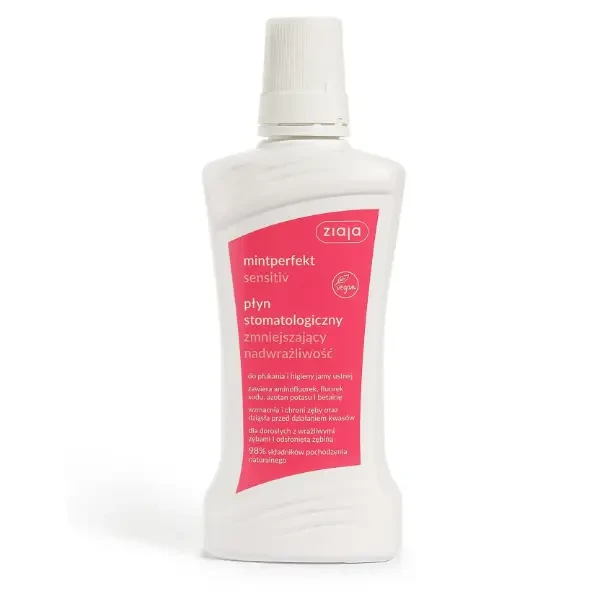 ZIAJA MINTPERFEKT SENSITIV - stomatologiczny płyn zmniejszający nadwrażliwość 500ml