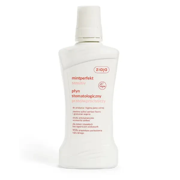 ZIAJA MINTPERFEKT SENSITIV - stomatologiczny płyn przeciwpróchniczy 500ml