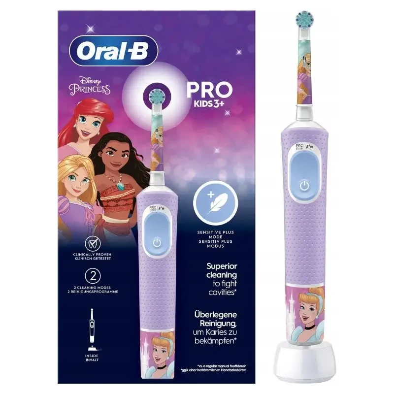 ORAL-B PRO KIDS 3+ - szczoteczka elektryczna dla dzieci KSIĘŻNICZKI