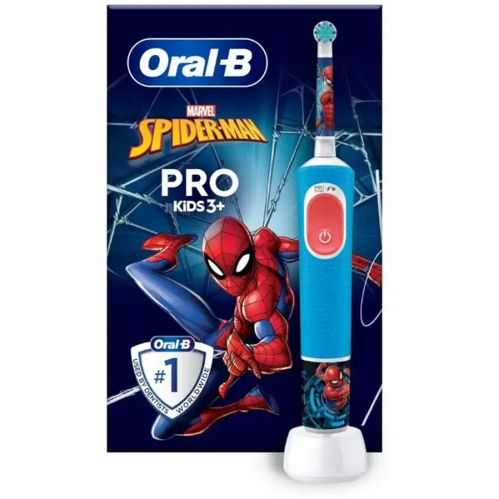 ORAL-B PRO KIDS 3+ - szczoteczka elektryczna dla dzieci SPIDERMAN