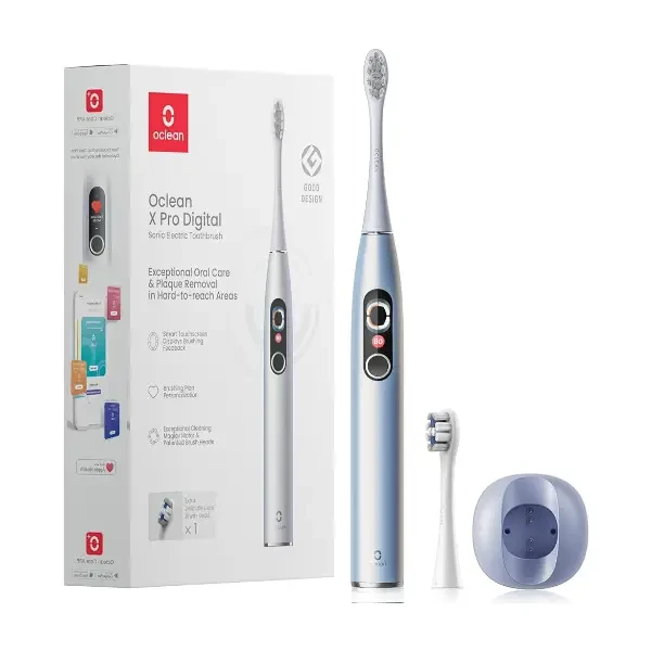 OCLEAN X PRO DIGITAL - szczoteczka soniczna SREBRNA