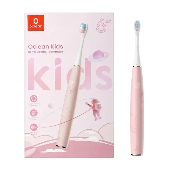 OCLEAN KIDS - szczoteczka soniczna dla dzieci 6-12 lat RÓŻOWA