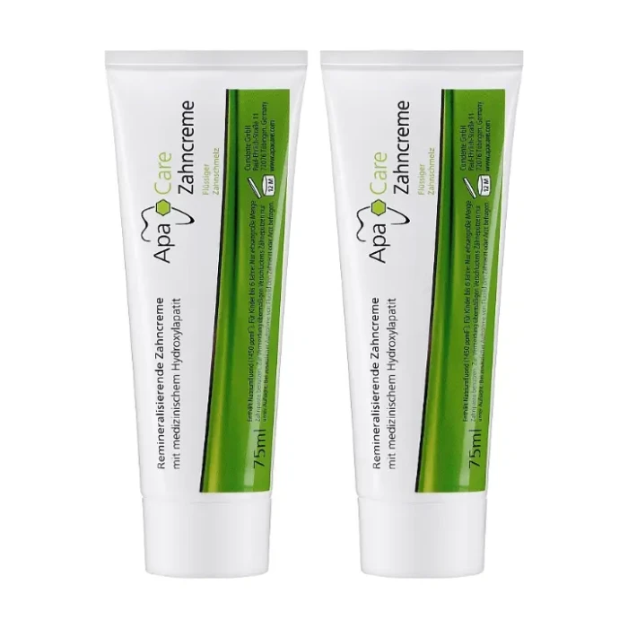 2x APACARE - remineralizująca pasta do zębów 75ml