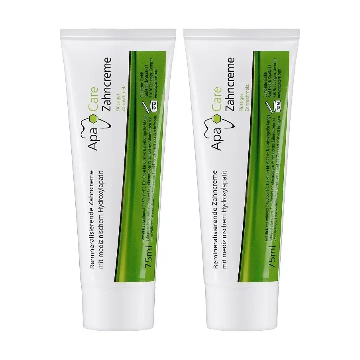 2x APACARE - remineralizująca pasta do zębów 75ml