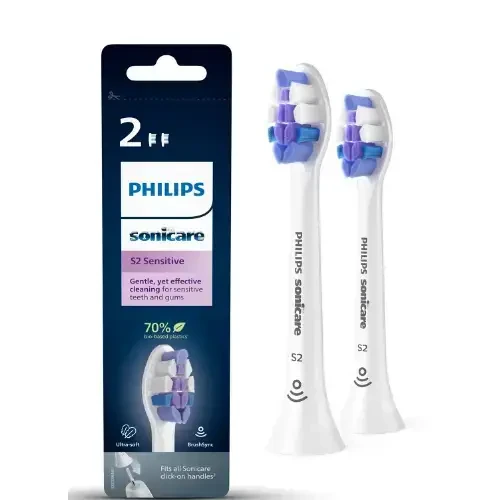 PHILIPS SONICARE S2 SENSITIVE HX6052/10 - końcówki do szczoteczki sonicznej 2 szt.