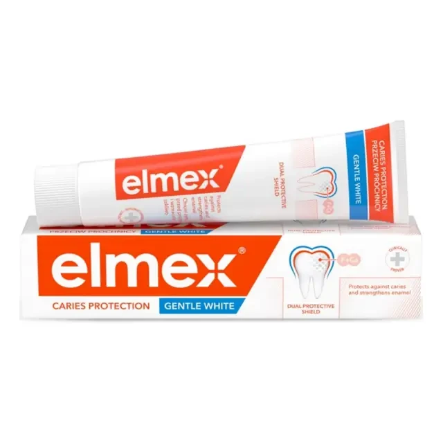 ELMEX PRZECIW PRÓCHNICY GENTLE WHITE - pasta do zębów 75ml