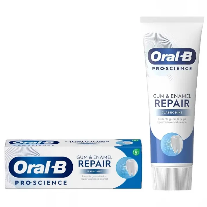ORAL-B PRO-SCIENCE GUM AND ENAMEL REPAIR CLASSIC MINT - pasta do zębów 75ml