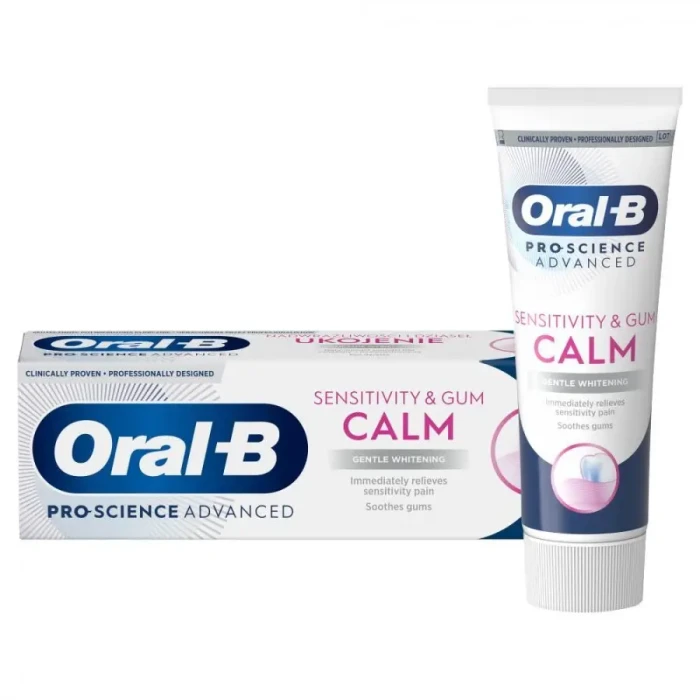 ORAL-B PRO-SCIENCE ADVANCED SENSITIVITY AND GUM CALM GENTLE WHITENING - pasta do zębów 75ml