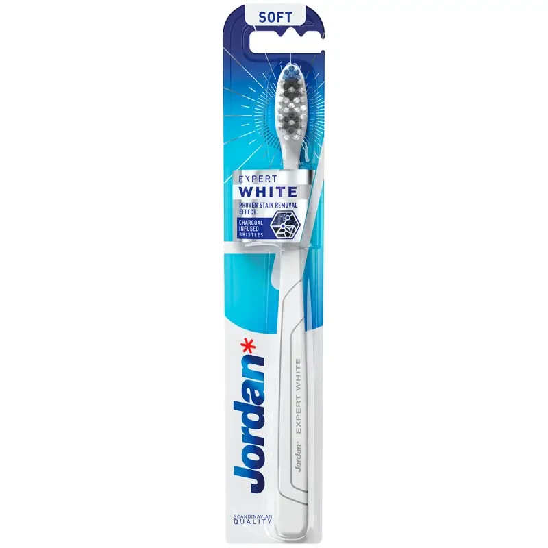 JORDAN EXPERT WHITE SOFT - szczoteczka manualna miękka