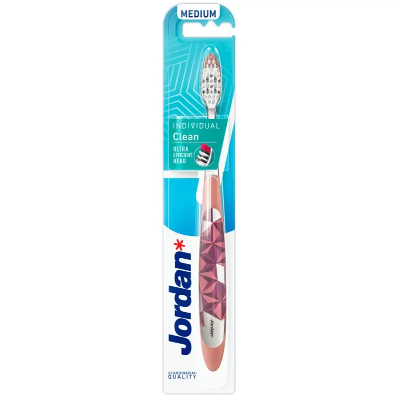 JORDAN INDIVIDUAL CLEAN MEDIUM - szczoteczka manualna średnia