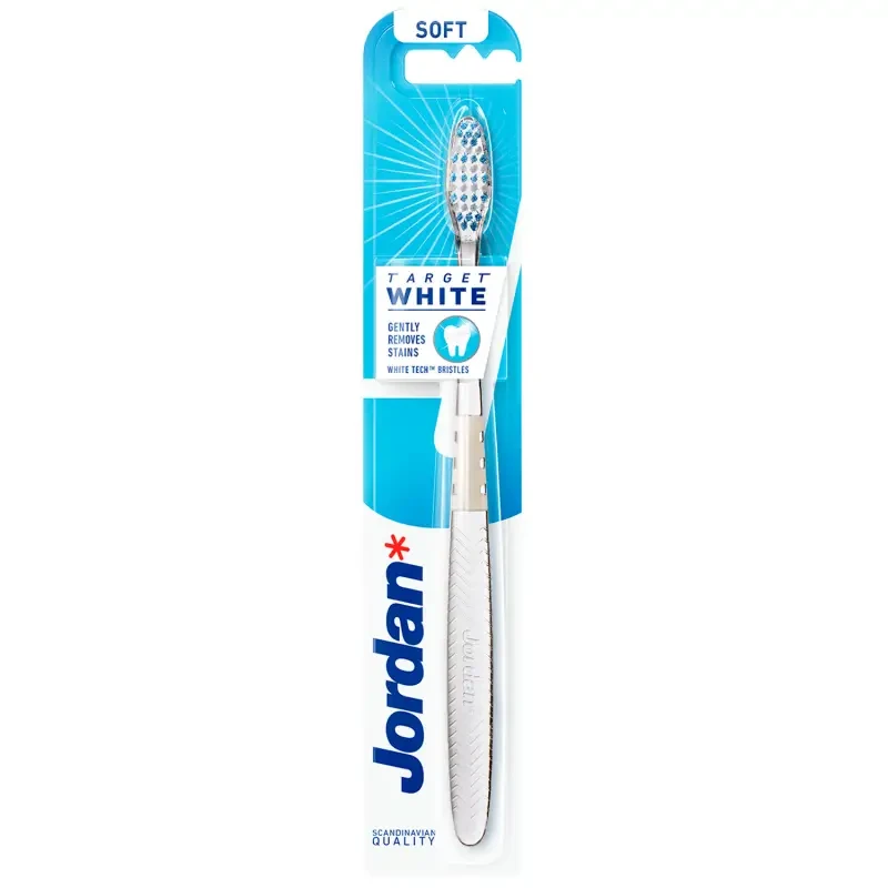 JORDAN TARGET WHITE SOFT - szczoteczka manualna miękka