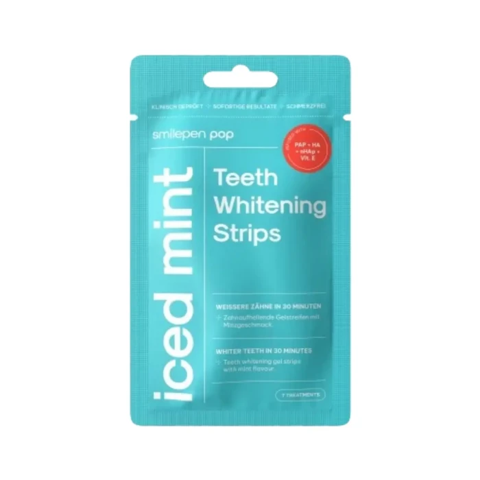 SMILEPEN POP ICED MINT - zestaw pasków wybielających zęby 7x2 szt.