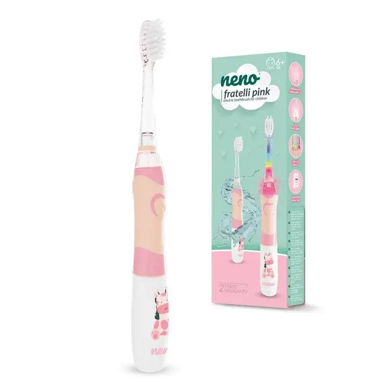NENO FRATELLI PINK - szczoteczka elektryczna dla dzieci 6+ lat różowa