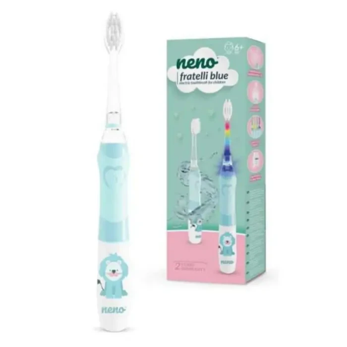 NENO FRATELLI BLUE - szczoteczka elektryczna dla dzieci 6+ lat niebieska