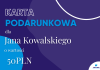 Karta podarunkowa, voucher, bon 50 PLN