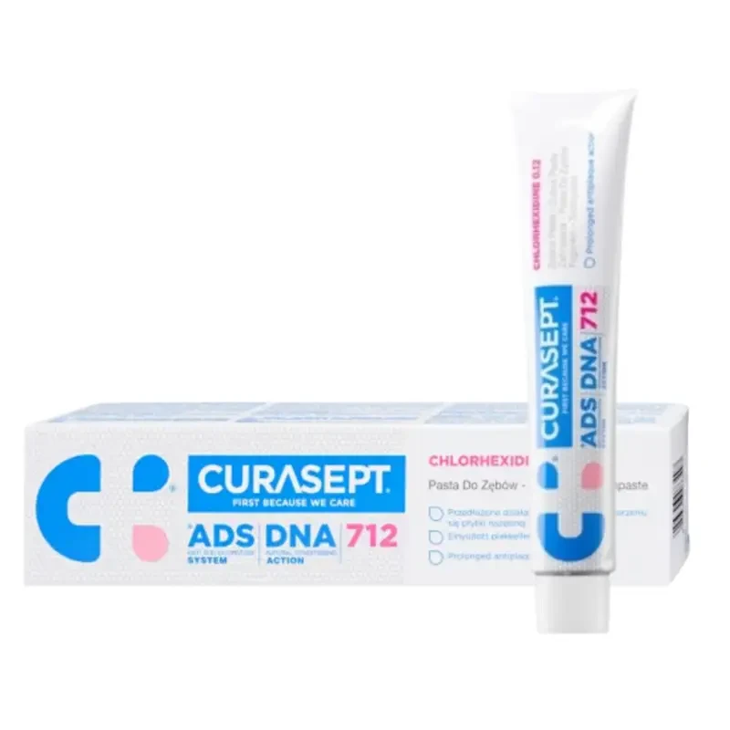 CURASEPT ADS 712 - pasta do zębów z chlorheksydyną 0,12% 75ml