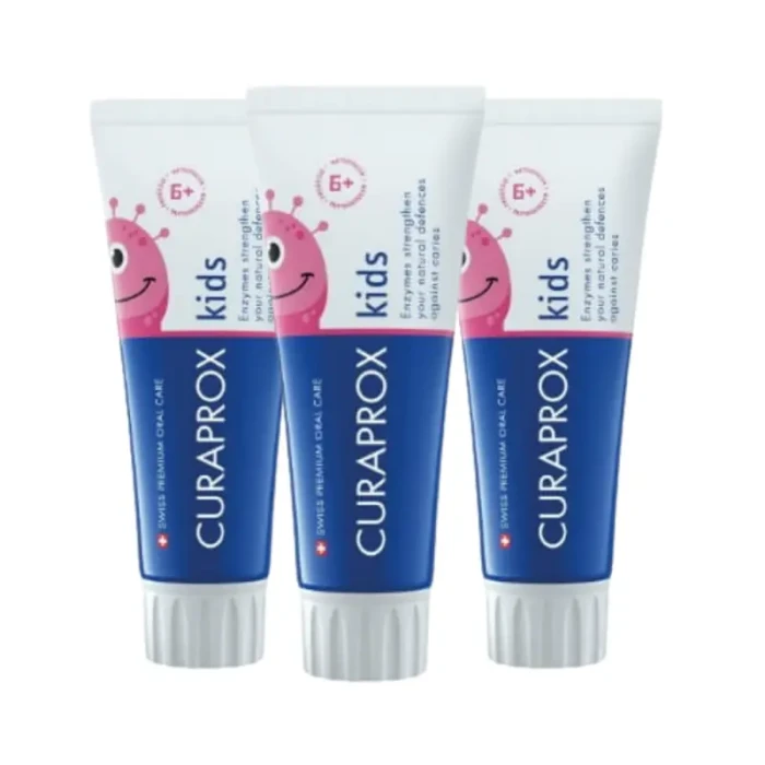 3x CURAPROX KIDS - pasta do zębów dla dzieci powyżej 6 lat o smaku arbuza 60ml