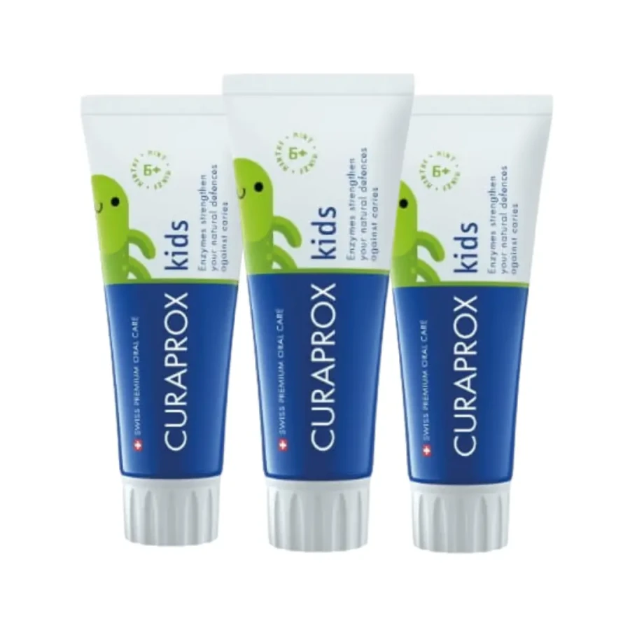 3x CURAPROX KIDS - pasta do zębów dla dzieci powyżej 6 lat o smaku miętowym 60ml
