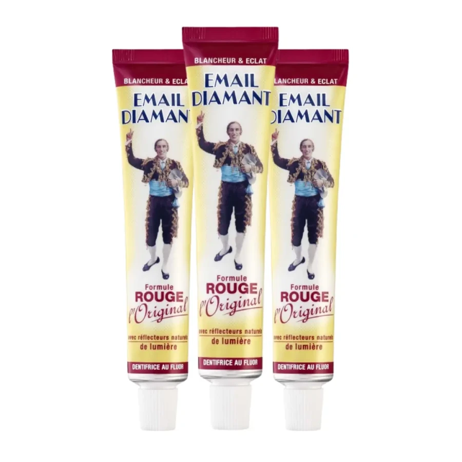 3x EMAIL DIAMANT FORMULE ROUGE - wybielająca pasta do zębów 75ml