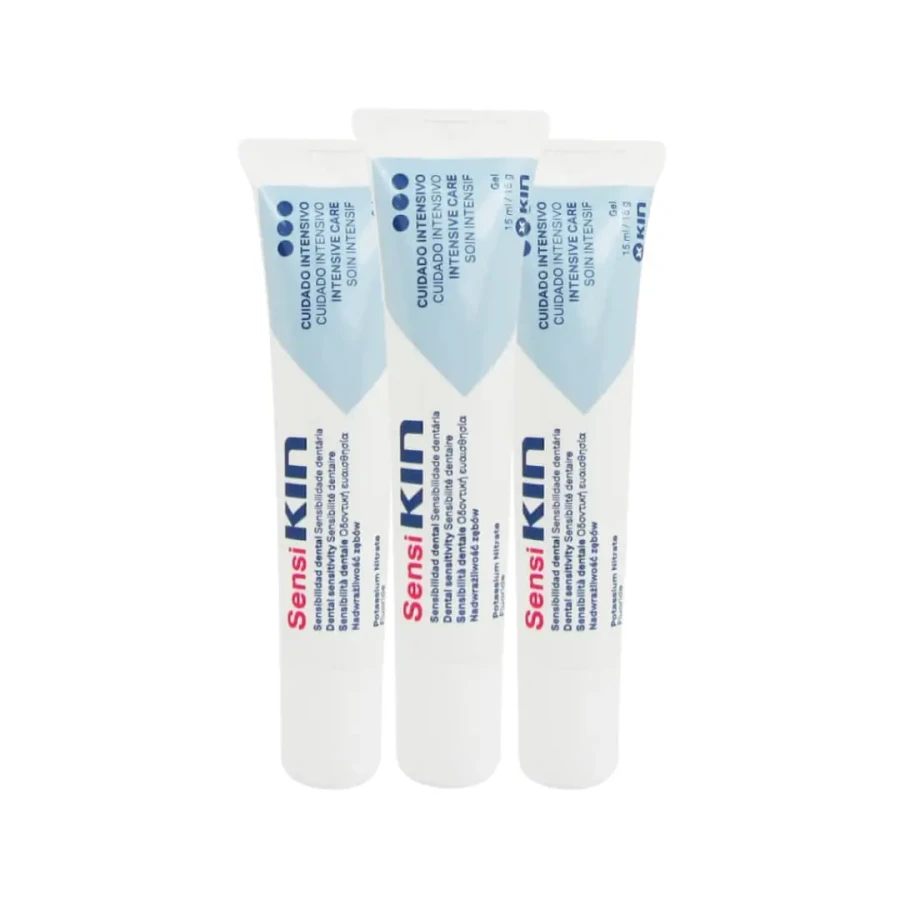 3x SENSI KIN - żel do ostrej nadwrażliwości zębów 15ml